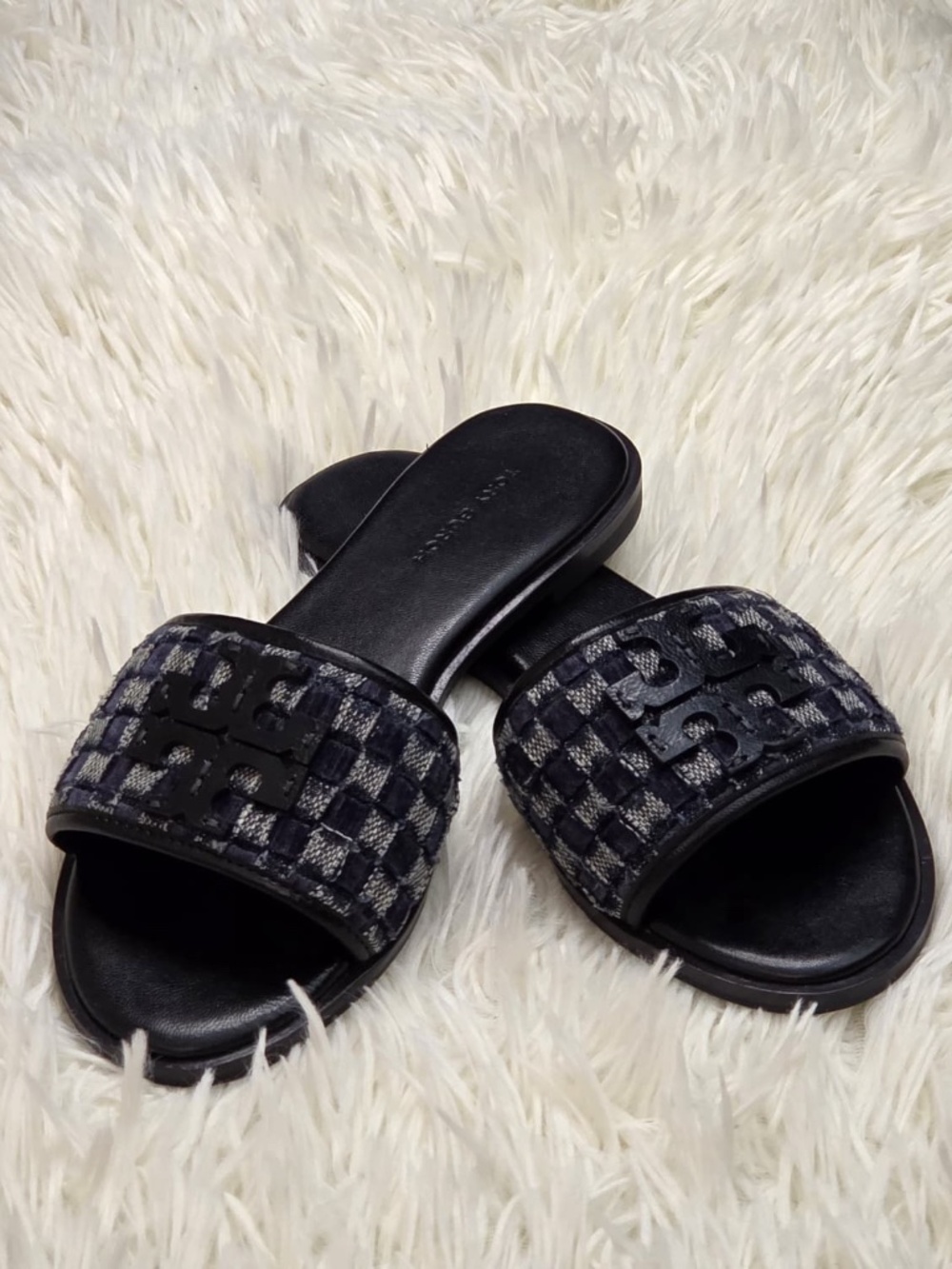 Tory Burch Navy Sandals